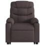 Silla de masaje reclinable de pie de tela marrón oscuro de , Sillones - Ref: Foro24-3206659, Precio: 327,04 €, Descuento: %