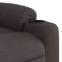 Silla de masaje reclinable de pie de tela marrón oscuro de , Sillones - Ref: Foro24-3206659, Precio: 352,76 €, Descuento: %