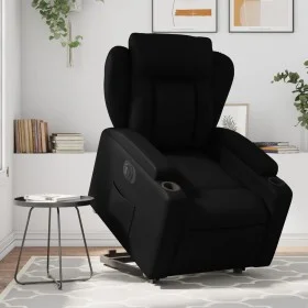 Sillón reclinable y elevable eléctrico cuero sintético negro de , Sillones - Ref: Foro24-3204558, Precio: 350,16 €, Descuento: %