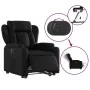 Sillón reclinable y elevable eléctrico cuero sintético negro de , Sillones - Ref: Foro24-3204558, Precio: 350,16 €, Descuento: %