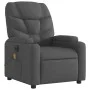 Sillón reclinable de masaje eléctrico tela gris oscuro by , Armchairs - Ref: Foro24-3204585, Price: 303,15 €, Discount: %