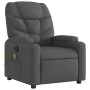 Sillón reclinable de masaje eléctrico tela gris oscuro de , Sillones - Ref: Foro24-3204585, Precio: 295,91 €, Descuento: %