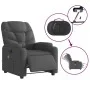Sillón reclinable de masaje eléctrico tela gris oscuro by , Armchairs - Ref: Foro24-3204585, Price: 303,15 €, Discount: %