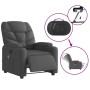 Sillón reclinable de masaje eléctrico tela gris oscuro de , Sillones - Ref: Foro24-3204585, Precio: 295,91 €, Descuento: %
