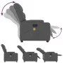 Sillón reclinable de masaje eléctrico tela gris oscuro by , Armchairs - Ref: Foro24-3204585, Price: 303,15 €, Discount: %