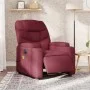 Sillón de masaje reclinable eléctrico tela rojo tinto de , Sillones - Ref: Foro24-3204587, Precio: 283,81 €, Descuento: %