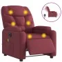 Elektrischer verstellbarer Massagestuhl aus rotem Stoff von , Sessel - Ref: Foro24-3204587, Preis: 283,81 €, Rabatt: %