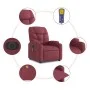 Elektrischer verstellbarer Massagestuhl aus rotem Stoff von , Sessel - Ref: Foro24-3204587, Preis: 283,81 €, Rabatt: %