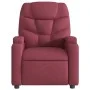Sillón de masaje reclinable eléctrico tela rojo tinto de , Sillones - Ref: Foro24-3204587, Precio: 283,81 €, Descuento: %
