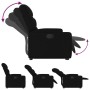 Sillón reclinable elevable tela negro de , Sillones - Ref: Foro24-3204598, Precio: 262,55 €, Descuento: %