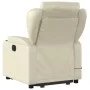 Elektrischer Aufsteh-Massagesessel aus Kunstleder in Cremefarbe. von , Sessel - Ref: Foro24-3204566, Preis: 393,84 €, Rabatt: %