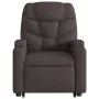Sillón reclinable elevable tela marrón oscuro de , Sillones - Ref: Foro24-3204601, Precio: 281,95 €, Descuento: %