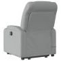 Sillón de masaje reclinable de pie de tela gris claro de , Sillones - Ref: Foro24-3204608, Precio: 298,42 €, Descuento: %