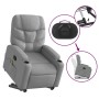 Sillón de masaje reclinable de pie de tela gris claro de , Sillones - Ref: Foro24-3204608, Precio: 282,78 €, Descuento: %