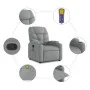 Sillón de masaje reclinable de pie de tela gris claro de , Sillones - Ref: Foro24-3204608, Precio: 298,42 €, Descuento: %