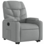 Sillón eléctrico reclinable elevable de tela gris claro de , Sillones - Ref: Foro24-3204620, Precio: 320,90 €, Descuento: %