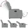 Sillón eléctrico reclinable elevable de tela gris claro de , Sillones - Ref: Foro24-3204620, Precio: 332,12 €, Descuento: %