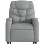 Sillón eléctrico reclinable elevable de tela gris claro de , Sillones - Ref: Foro24-3204620, Precio: 332,12 €, Descuento: %