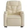 Sillón eléctrico reclinable elevable de tela color crema by , Armchairs - Ref: Foro24-3204629, Price: 333,86 €, Discount: %