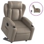 Sillón elevable eléctrico cuero artificial capuchino de , Sillones - Ref: Foro24-3204564, Precio: 341,21 €, Descuento: %