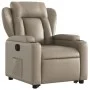 Sillón elevable eléctrico cuero artificial capuchino de , Sillones - Ref: Foro24-3204564, Precio: 364,54 €, Descuento: %