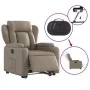 Sillón elevable eléctrico cuero artificial capuchino de , Sillones - Ref: Foro24-3204564, Precio: 364,54 €, Descuento: %
