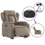 Sillón elevable eléctrico cuero artificial capuchino de , Sillones - Ref: Foro24-3204564, Precio: 341,21 €, Descuento: %