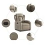 Sillón elevable eléctrico cuero artificial capuchino de , Sillones - Ref: Foro24-3204564, Precio: 364,54 €, Descuento: %