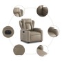 Sillón elevable eléctrico cuero artificial capuchino de , Sillones - Ref: Foro24-3204564, Precio: 341,21 €, Descuento: %