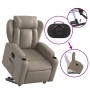 Sillón elevable eléctrico cuero artificial capuchino de , Sillones - Ref: Foro24-3204564, Precio: 341,21 €, Descuento: %