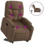 Sillón de masaje eléctrico reclinable elevable tela marrón de , Sillones - Ref: Foro24-3204636, Precio: 348,14 €, Descuento: %