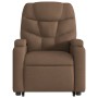 Sillón de masaje eléctrico reclinable elevable tela marrón de , Sillones - Ref: Foro24-3204636, Precio: 327,29 €, Descuento: %