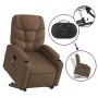 Sillón de masaje eléctrico reclinable elevable tela marrón de , Sillones - Ref: Foro24-3204636, Precio: 348,14 €, Descuento: %