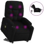 Sillón de masaje eléctrico reclinable elevable tela negro de , Sillones - Ref: Foro24-3204634, Precio: 317,76 €, Descuento: %