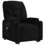 Sillón de masaje eléctrico reclinable elevable tela negro de , Sillones - Ref: Foro24-3204634, Precio: 338,63 €, Descuento: %