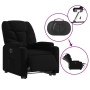 Sillón eléctrico reclinable elevable de tela negro de , Sillones - Ref: Foro24-3204622, Precio: 310,52 €, Descuento: %