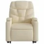 Sillón de masaje eléctrico reclinable elevable tela crema de , Sillones - Ref: Foro24-3204641, Precio: 373,87 €, Descuento: %