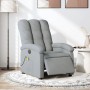Sillón reclinable de masaje eléctrico tela gris claro de , Sillones - Ref: Foro24-3204080, Precio: 291,59 €, Descuento: %