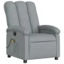 Sillón reclinable de masaje eléctrico tela gris claro de , Sillones - Ref: Foro24-3204080, Precio: 300,70 €, Descuento: %