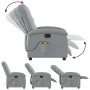 Sillón reclinable de masaje eléctrico tela gris claro de , Sillones - Ref: Foro24-3204080, Precio: 300,70 €, Descuento: %