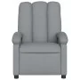 Sillón reclinable de masaje eléctrico tela gris claro de , Sillones - Ref: Foro24-3204080, Precio: 300,70 €, Descuento: %