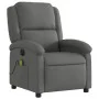 Sillón reclinable de masaje eléctrico tela gris oscuro de , Sillones - Ref: Foro24-3204153, Precio: 257,88 €, Descuento: %