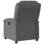 Sillón reclinable de masaje eléctrico tela gris oscuro de , Sillones - Ref: Foro24-3204153, Precio: 257,88 €, Descuento: %
