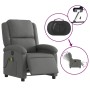 Sillón reclinable de masaje eléctrico tela gris oscuro de , Sillones - Ref: Foro24-3204153, Precio: 252,49 €, Descuento: %
