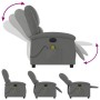 Sillón reclinable de masaje eléctrico tela gris oscuro de , Sillones - Ref: Foro24-3204153, Precio: 252,49 €, Descuento: %