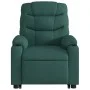 Sillón masaje eléctrico reclinable elevable tela verde oscuro de , Sillones - Ref: Foro24-3206678, Precio: 394,69 €, Descuent...