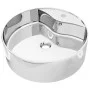 Waschbecken mit Überlauf 46,5x15,5 cm Silberkeramik von vidaXL, Sinkt - Ref: Foro24-143865, Preis: 63,80 €, Rabatt: %