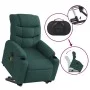 Sillón masaje eléctrico reclinable elevable tela verde oscuro de , Sillones - Ref: Foro24-3206678, Precio: 394,69 €, Descuent...