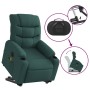 Sillón masaje eléctrico reclinable elevable tela verde oscuro de , Sillones - Ref: Foro24-3206678, Precio: 368,34 €, Descuent...