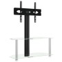 Mueble TV esquina 2 niveles para 32-70 pulgadas negro plateado de , Muebles TV - Ref: Foro24-358168, Precio: 108,57 €, Descue...